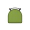 Holland Bar Stool Co 18" Low Back Swivel Vanity Stool, Pewter Finish, Canter Kiwi Green Seat 82118PW009 - alternate 2